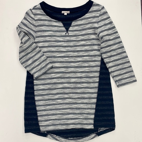 Gap // Maternity Sweater Women’s Sz Med Pullover Hi Low Stretch Crewneck Striped - Picture 1 of 7